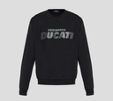 Dsquared2 x Ducati - SWEATER CUELLO REDONDO CON LOGO ESTAMPADO EN GOMA