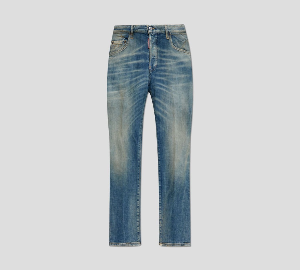 Dsquared2 - SKATER JEAN CON PRELAVADOS ARENA Y PEQUEÑAS RASGADURAS