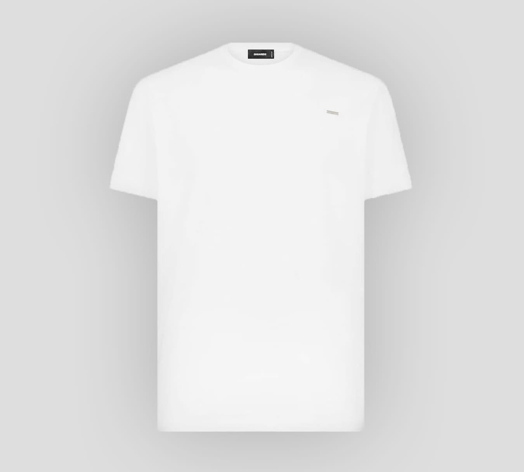 Dsquared2 - FRANELA CUELLO REDONDO CON MINI PLACA METÁLICA