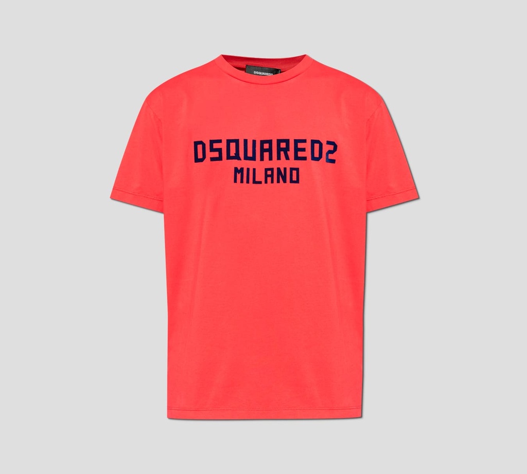 Dsquared2 - FRANELA CUELLO REDONDO MILANO CON RELIEVE EN TERCIOPELO