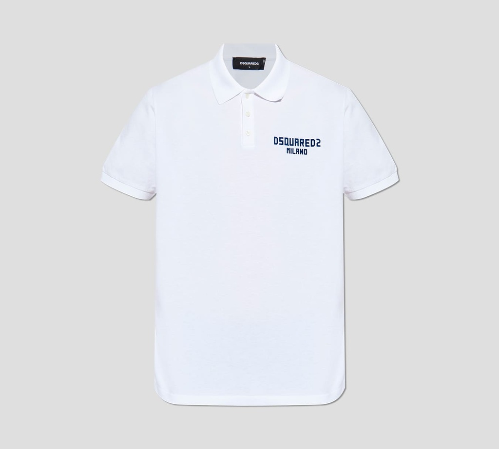 Dsquared2 - POLO CLÁSICA EN PUNTO PIQUÉ CON LOGO