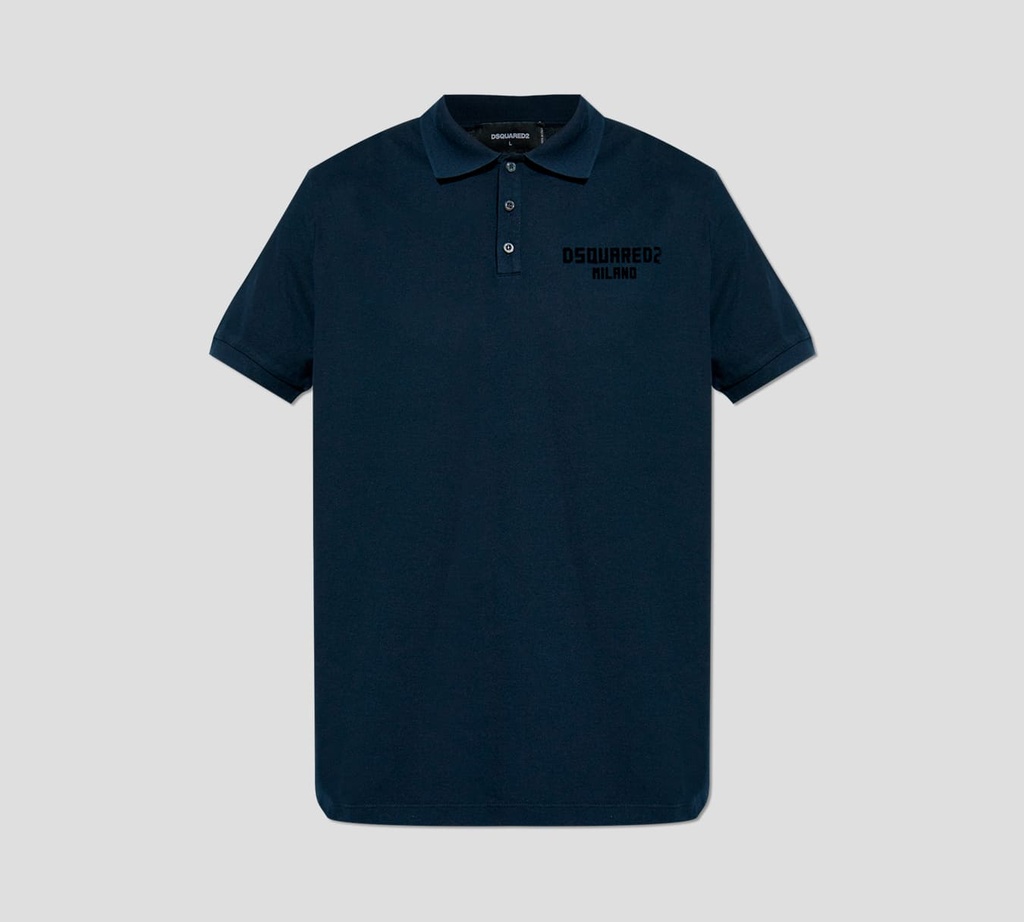 Dsquared2 - POLO CLÁSICA EN PUNTO PIQUÉ CON LOGO