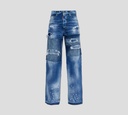 Dsquared2 - JEAN SAN DIEGO CON PARCHES, RASGADURAS Y SALPICADO DE PINTURA