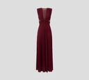 Elisabetta Franchi - VESTIDO CHERRY CON COLLAR EN DORADO