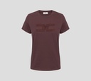 Elisabetta Franchi - FRANELA MERLOT CON LOGO BORDADO