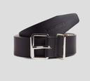 Dsquared2 - CORREA NEGRA DE CUERO CON LOGO REPUJADO