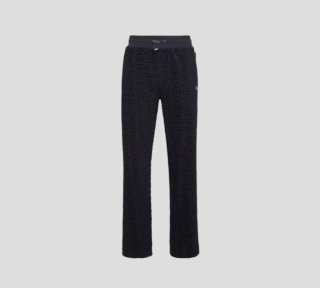 Philipp Plein - MONO AZUL OSCURO DE CHÁNDAL JACQUARD CON MONOGRAMA