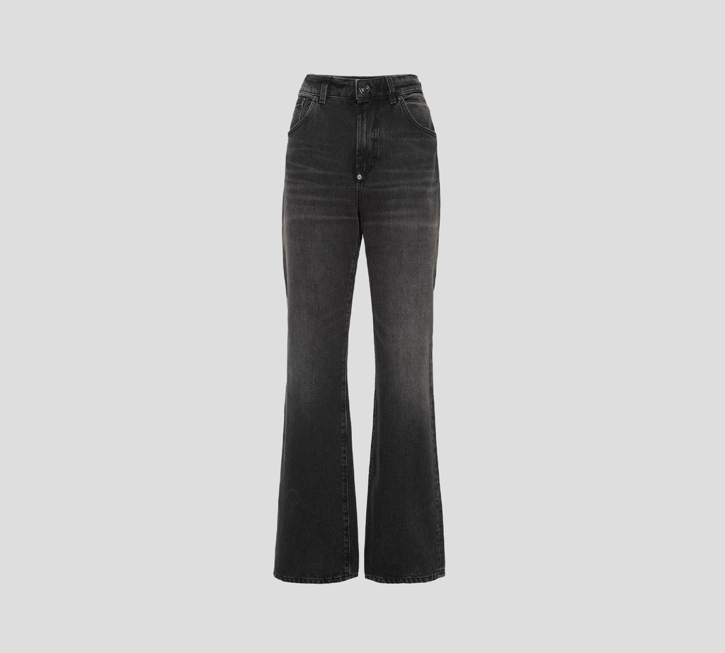 Philipp Plein - JEANS NEGRO DE CORTE RECTO