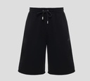 Off White - SHORT BERMUDA NEGRO DE ALGODON CON LOGO BORDADO