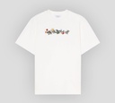 Off White - FRANELA CUELLO REDONDO BLANCA CON ESTAMPADO FLORAL EN LA ESPALDA