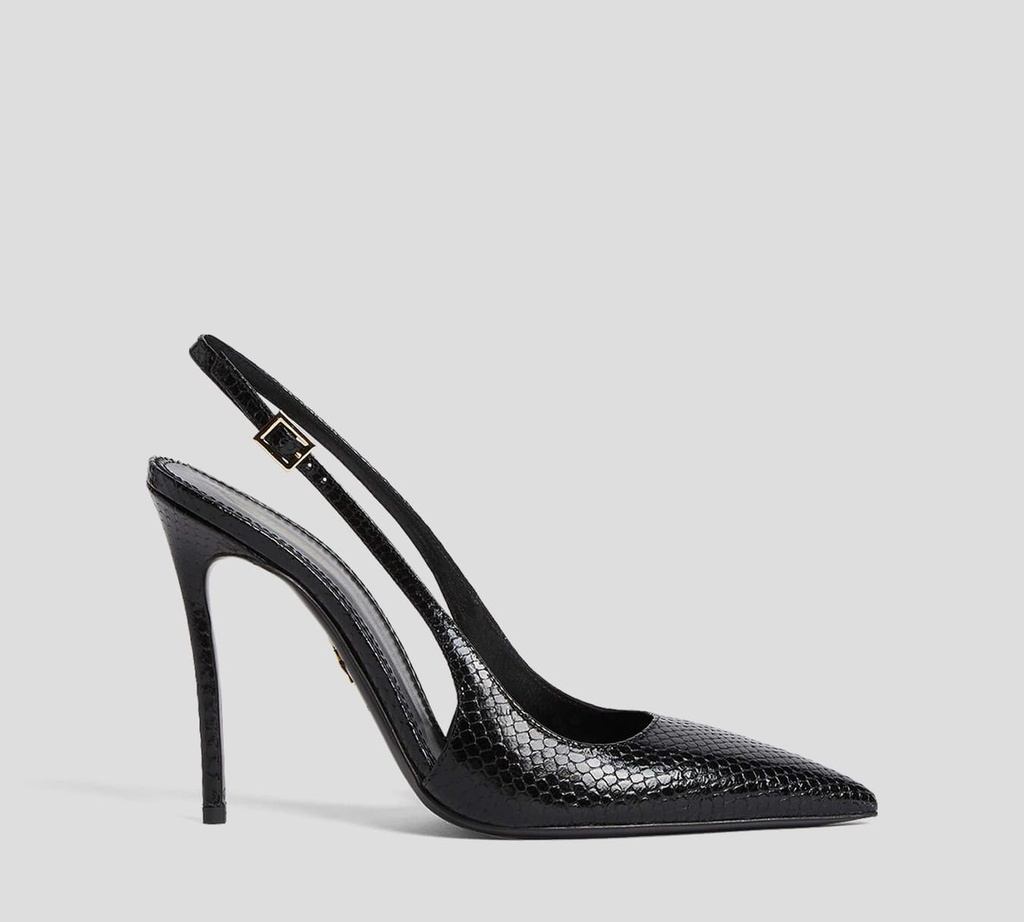 Dsquared2 - STILETTOS MULES NEGROS DE PIEL