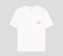 Off white - FRANELA BLANCA CUELLO REDONDO CON ESTAMPADO DE AGUILA Y LEON EN LA ESPALDA