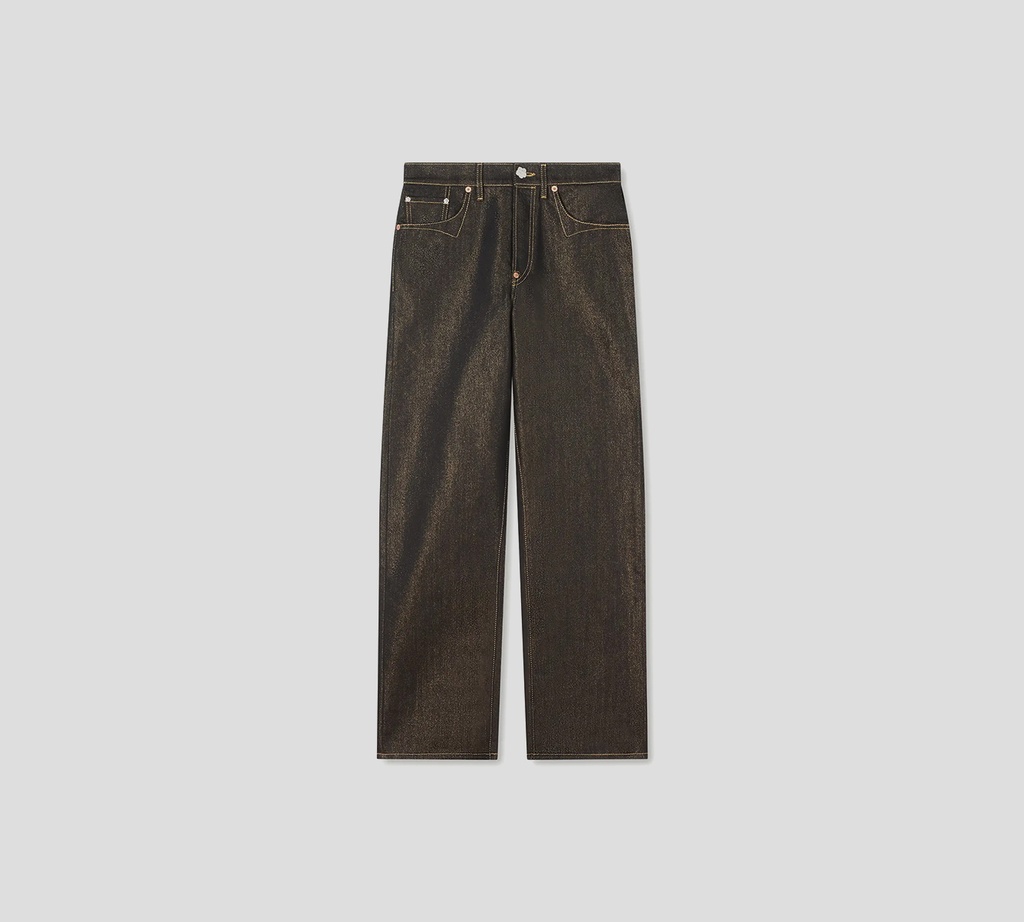 Kenzo - JEAN NEGRO CON BRILLANTES DORADOS