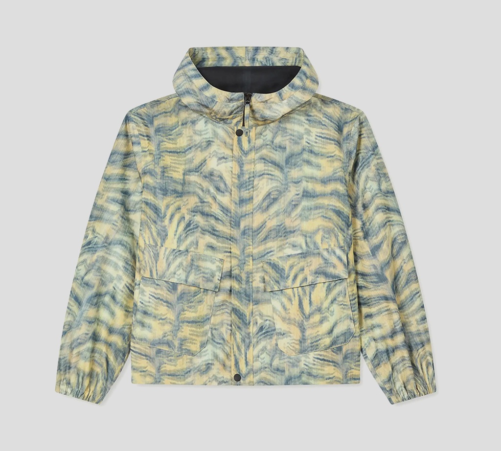 Kenzo - CHAQUETA ROMPEVIENTOS CON ESTAMPADO ATIGRADO