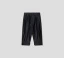 Kenzo - PANTALON CORTO NEGRO CON PLIEGUES