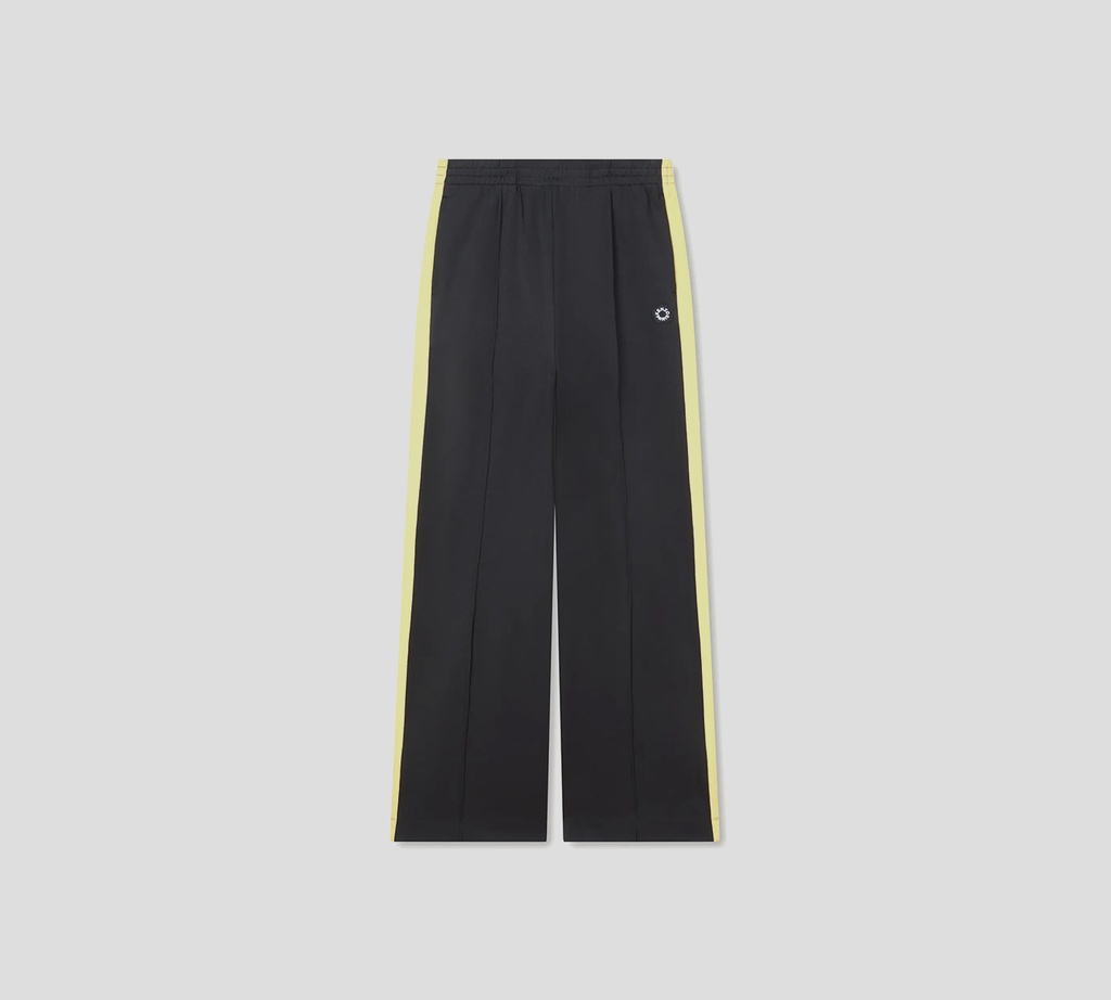Kenzo - PANTALON NEGRO CON FRANJAS AMARILLAS