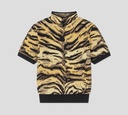 Kenzo - CAMISA EN ANIMAL PRINT TEJIDO DE CUELLO ALTO