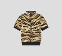 Kenzo - TOP ANIMAL PRINT TEJIDO DE CUELLO ALTO