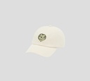 Kenzo - GORRA BEIGE CON FLOR AMARILLA