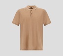Herno - POLO CLÁSICA MARRÓN CLARO EN ALGODÓN Y SPANDEX