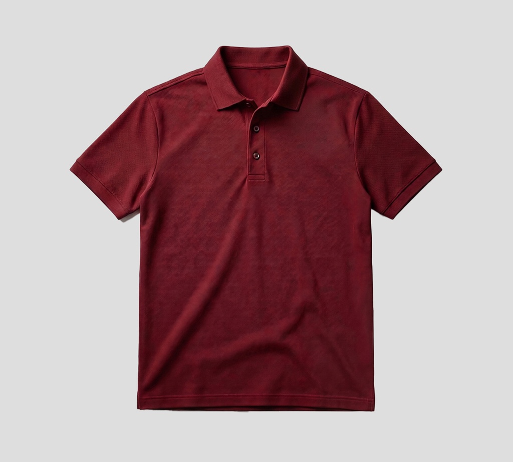 Herno - POLO CLÁSICA VINOTINTO EN ALGODÓN Y SPANDEX