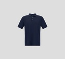 Herno - POLO AZUL DE ALGODÓN