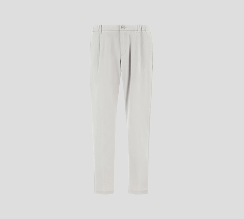 Herno - PANTALON GRIS ACANALADO