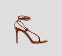 Dsquared2 - SANDALIAS MARRONES CON TACON Y TRENZAS