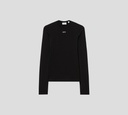 Off White - SUDADERA NEGRA DE CUELLO REDONDO
