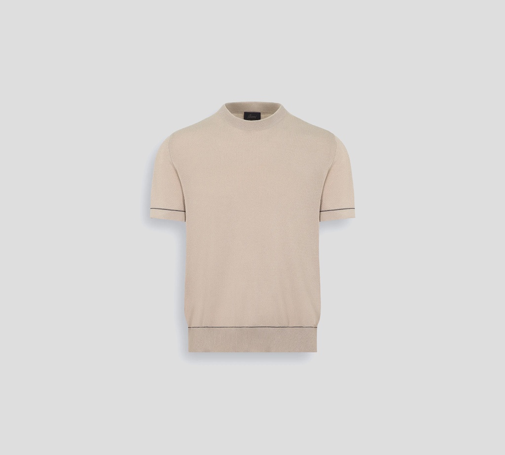 Brioni - FRANELA MARRON CLARO