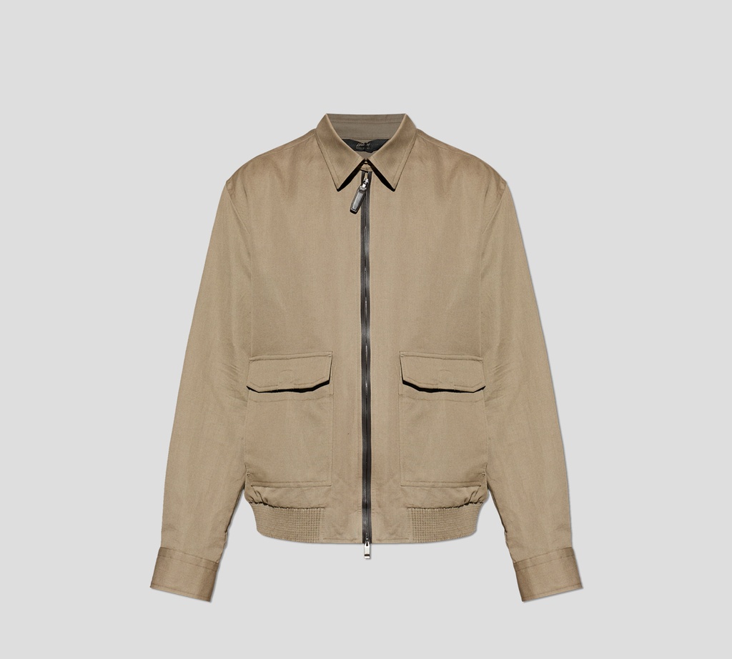 Brioni - CHAQUETA VERDE MILITAR