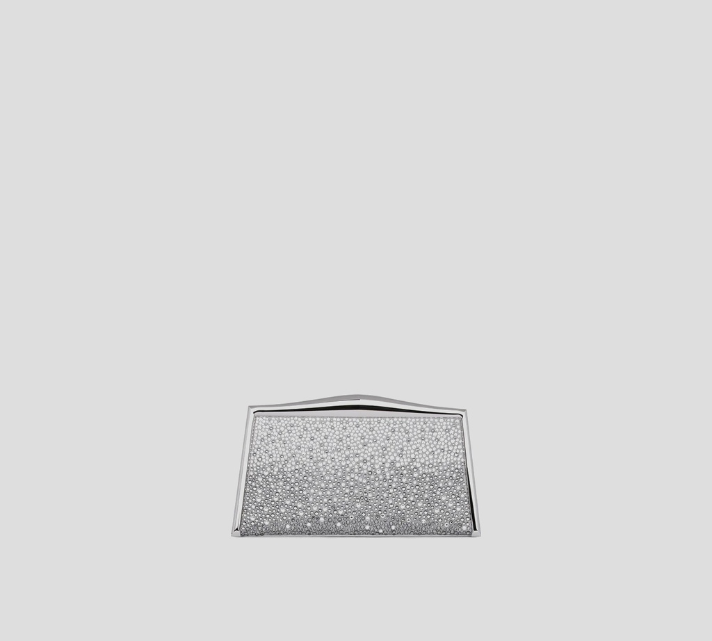 Elie Saab - CARTERA DE MANO DE CUERO ADORNADO CON CRISTALES JOLIE