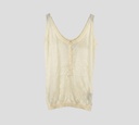 Elie Saab - TOP DE PUNTO BLANCO
