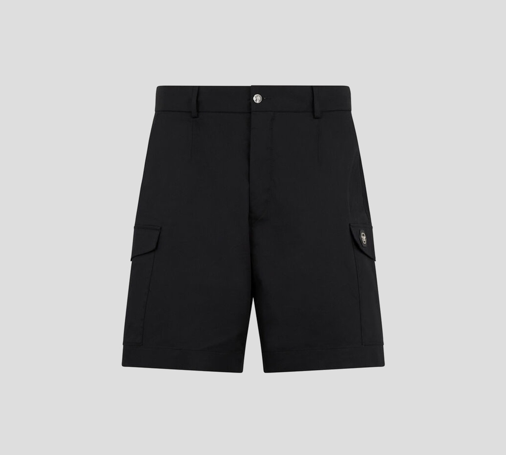 Philipp Plein - SHORT AZUL OSCURO CON BOLSILLOS LATERALES