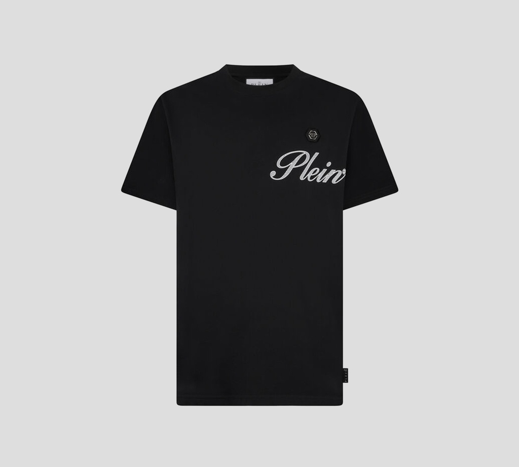 Philipp Plein - FRANELA NEGRA CON PLEIN BLANCO