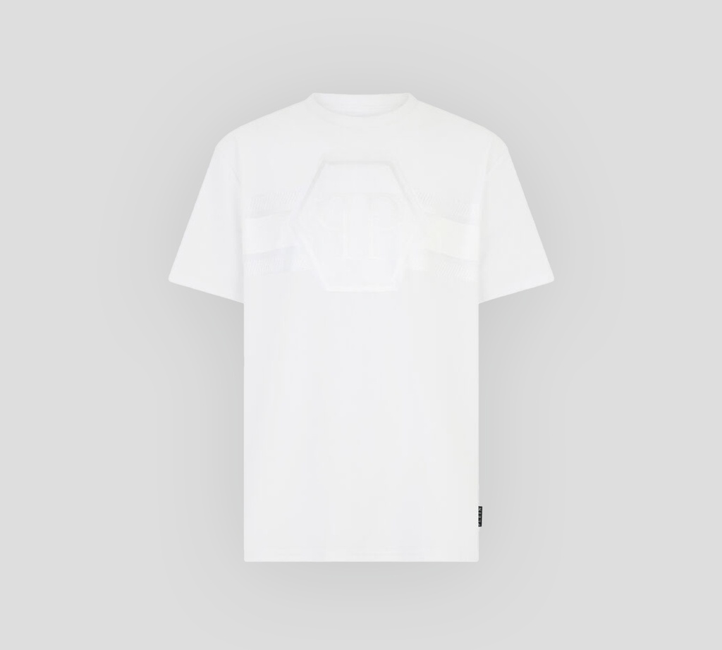 Philipp Plein - FRANELA BLANCA CON LOGO EN BLANCO