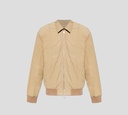 Dsquared2 - CHAQUETA BEIGE CON CIERRE FRONTAL