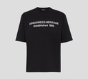 Dsquared2 - FRANELA NEGRA CUELLO REDONDO HERITAGE 1995