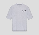 Dsquared2 - FRANELA GRIS CUELLO REDONDO CON LOGO PEQUEÑO BORDADO 