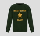 Dsquared2 - SUDADERA VERDE OSCURO SNEAKY SEASIDE