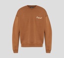 Dsquared2 - SWEATER MARRÓN CON LOGO PEQUEÑO BORDADO