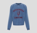 Dsquared2 - SWEATER AZUL CLÁSICO CUELLO REDONDO COCKAGE