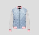 Dsquared2 - CHAQUETA DE JEANS CON MANGAS TEJIDAS EN BEIGE