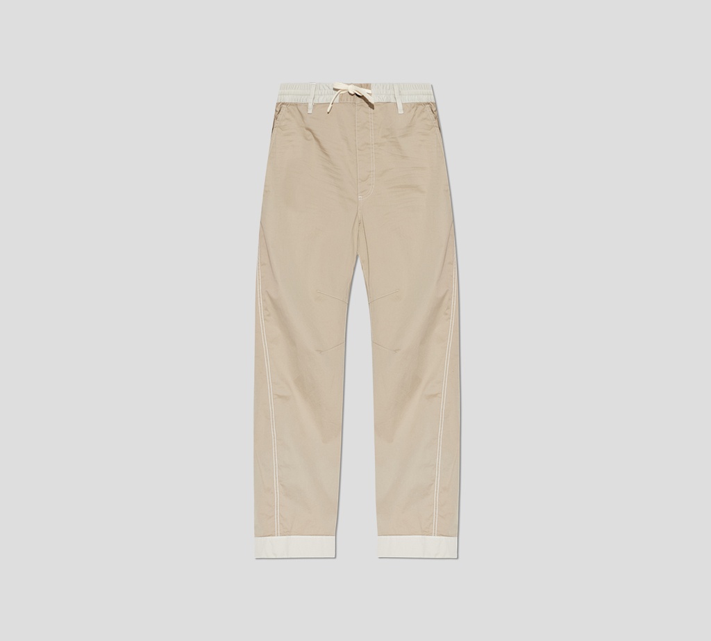 Dsquared2 - PANTALON BEIGE CON ELASTICO EN CINTURA Y CORDON