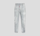 Dsquared2 - JEAN GRIS CORTE RECTO PRELAVADOS