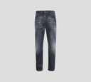 Dsquared2 - JEANS DENIM NEGRO CON ROTOS Y TONOS GRISES