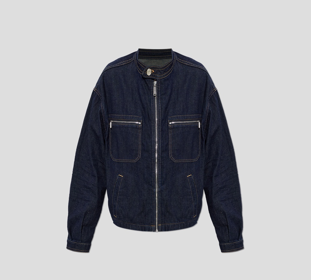 Dsquared2 - CHAQUETA DE JEANS CON CIERRE FRONTAL