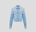 Dsquared2 - CAMISA CORTA DE JEANS CLARO