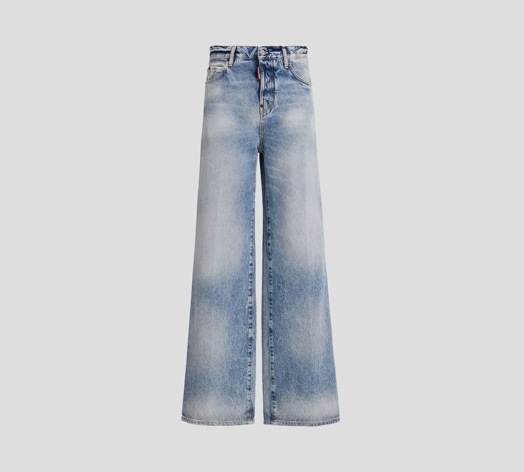 Dsquared2 - JEANS DENIM CLARO DE BOTA ANCHA