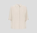 Herno - BLUSA BEIGE MANGA 3/4CON CORDONES EN LAS MANGAS